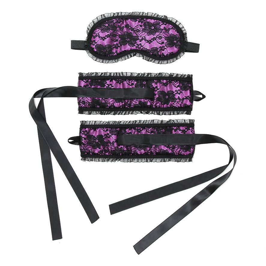 Rimba – Satijnlook hanboeien en masker